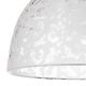 Ανταλλακτικό γυάλινο αμπαζούρ E27 100x150 mm διαφανές/λευκό