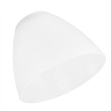 Ανταλλακτικό γυάλινο αμπαζούρ E27 110x130 mm λευκό