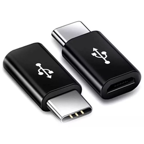 Αντάπτορας Micro USB για USB C μαύρο