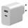 Αντάπτορας φόρτισης USB-C Power Delivery + USB-A 45W/230V λευκό