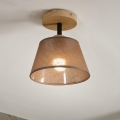 Απλίκα οροφής ANTONIO 1xE14/40W/230V καφέ/βελανιδιά