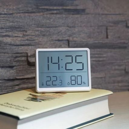 Ασύρματο θερμόμετρο/υγρασιόμετρο 1xCR2032 λευκό