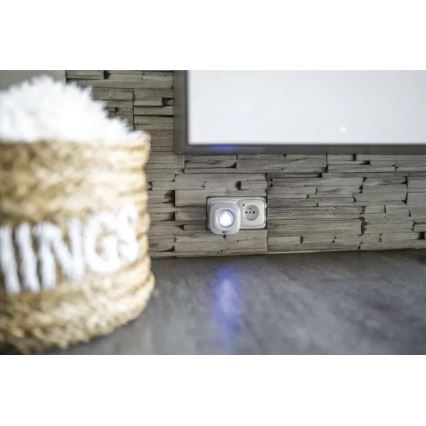 Ασύρματο κουδούνι για πρίζα 230V + 1xCR2032 IP44 λευκό