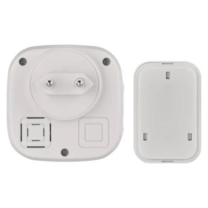 Ασύρματη κουδούνι για πρίζα 230V + 1xCR2032 IP44 πράσινο