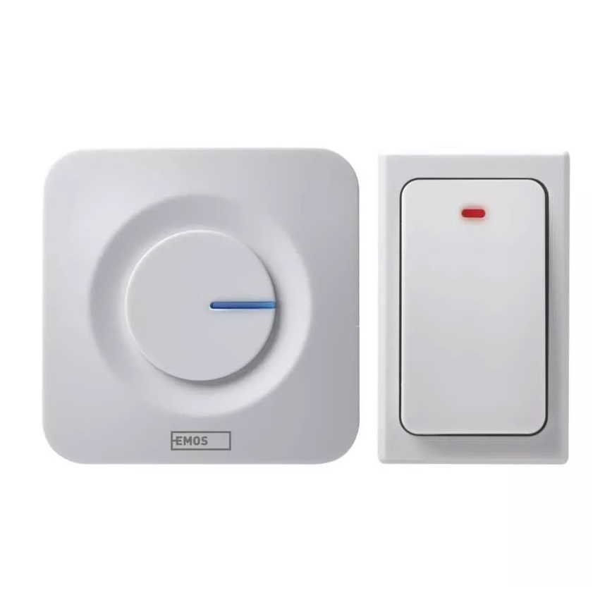 Ασύρματο κουδούνι πρίζας 230V IP44 λευκό