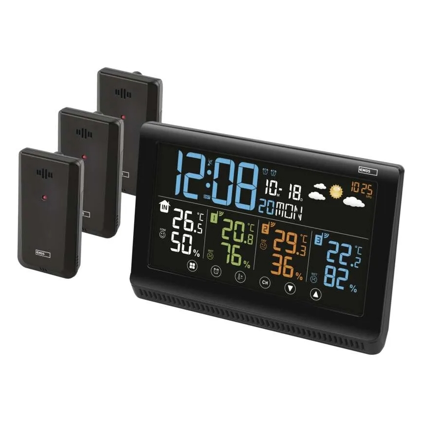 Ασύρματος μετεωρολογικός σταθμός 5V/3xAAA + 2xAAA