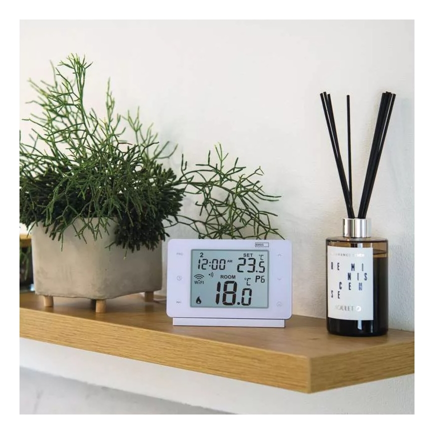 Ασύρματος ψηφιακός θερμοστάτης GoSmart 230V/16A Wi-FI Tuya