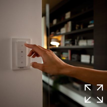 Σετ εκκίνησης Philips Hue White 3xE27/9W 2700K + Hue Bridge και διακόπτης ρύθμισης φωτεινότητας