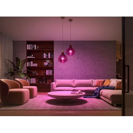 Σετ εκκίνησης Philips Hue WHITE AND COLOR AMBIANCE 3xE27/9W/230V 2000-6500K + Hue bridge
