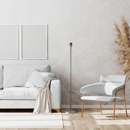 Βάση λάμπας SCARLET 1xE27/W/230V 140 cm ματ χρώμιο