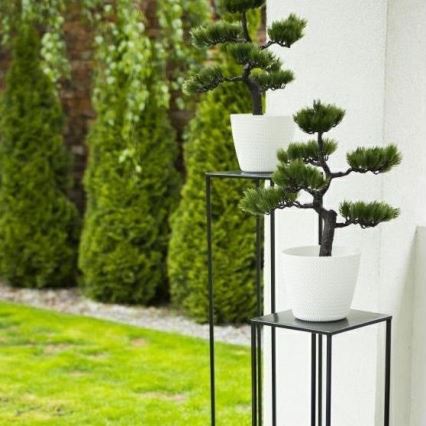 Βάση για λουλούδια 100x24 εκ. μαύρη