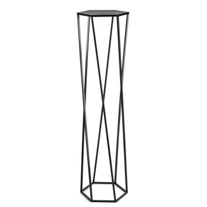 Βάση για λουλούδια 100x24 εκ. μαύρη