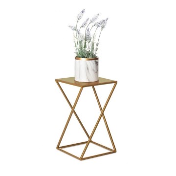 Βάση για λουλούδια 40x24 εκ. σε χρυσό χρώμα