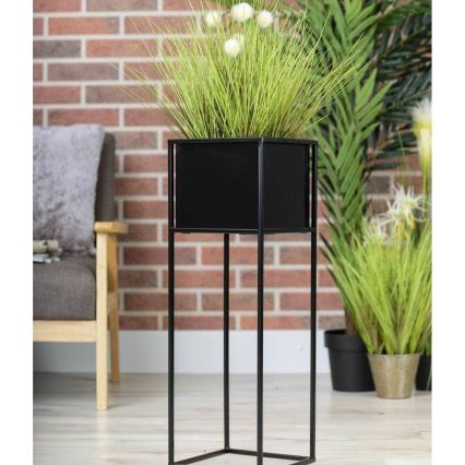 Βάση για λουλούδια 70x24 εκ. μαύρη