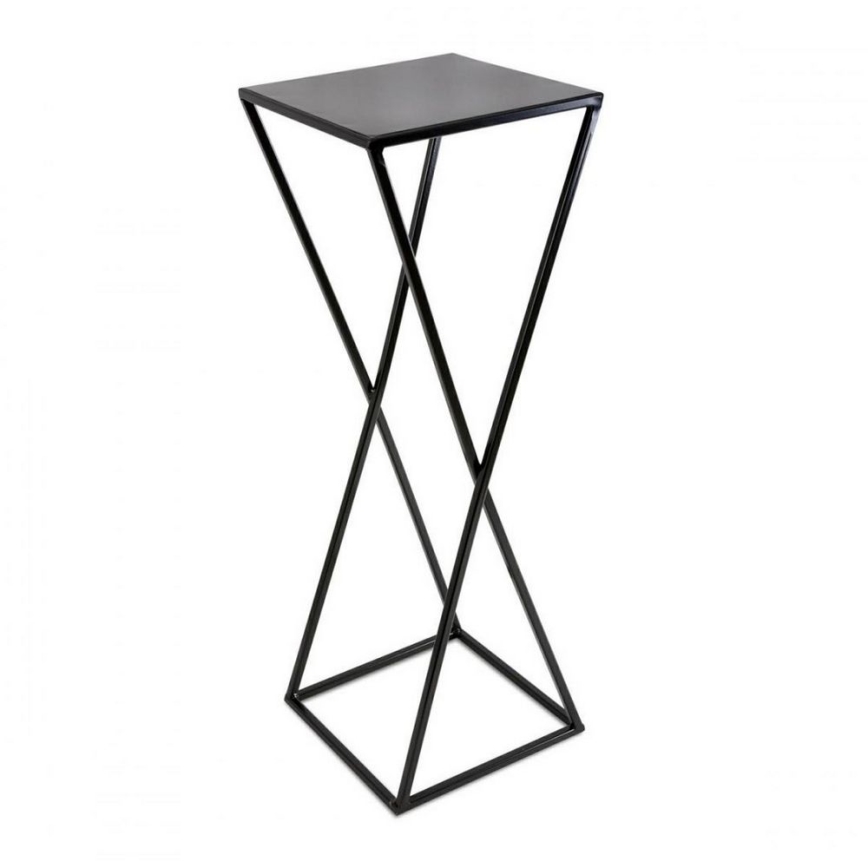 Βάση για λουλούδια 70x24 μαύρη