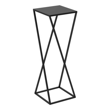 Βάση για λουλούδια 70x24 εκ. μαύρη