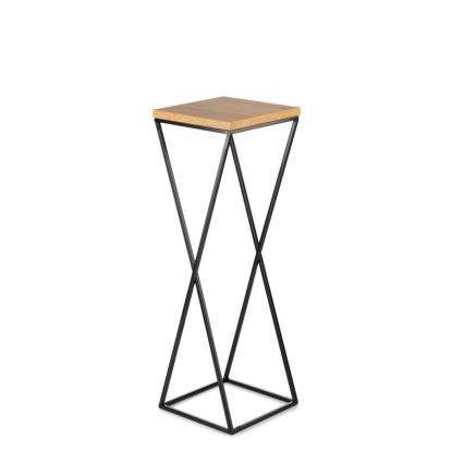 Βάση για λουλούδια 70x24 εκ. μαύρο/καφέ