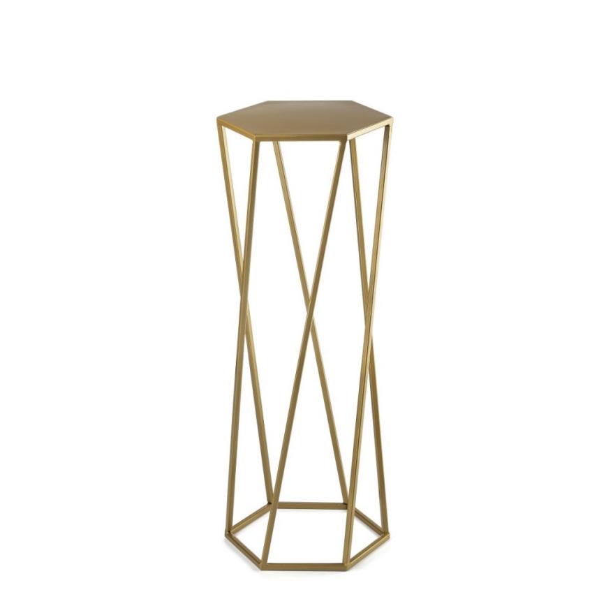 Βάση για λουλούδια 70x24 εκ. σε χρυσό χρώμα