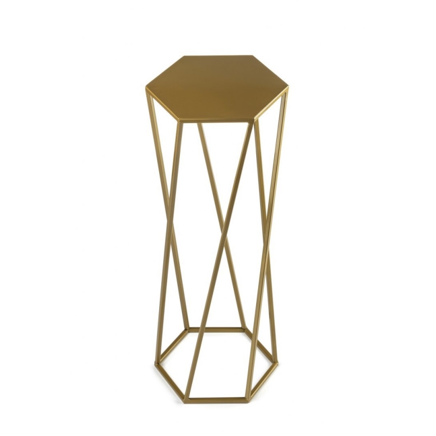 Βάση για λουλούδια 70x24 εκ. σε χρυσό χρώμα