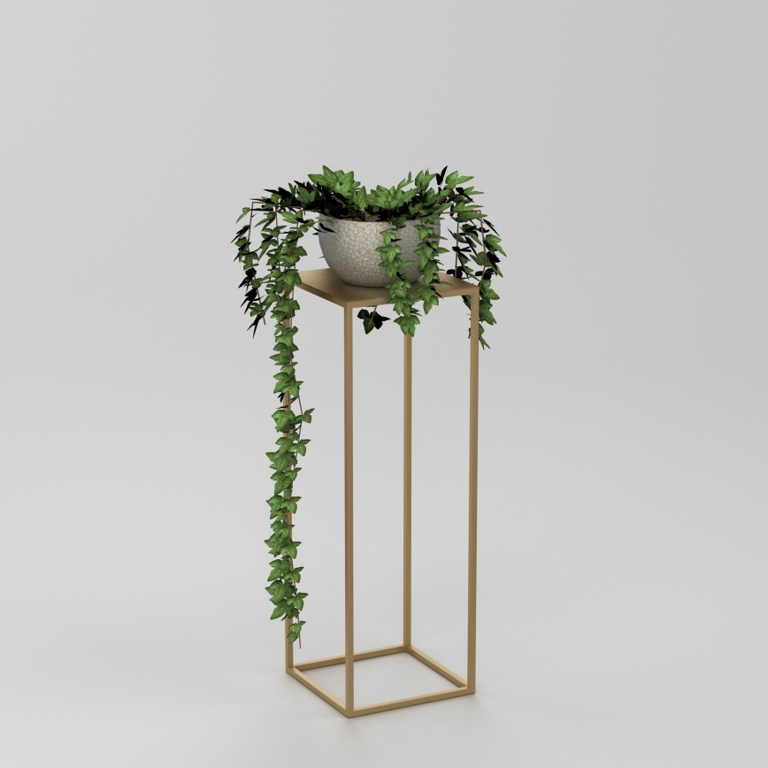 Βάση για λουλούδια 70x24 εκ. σε χρυσό χρώμα