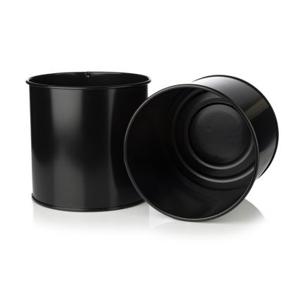 Βάση για λουλούδια 75x17 εκ. μαύρη/χρυσή