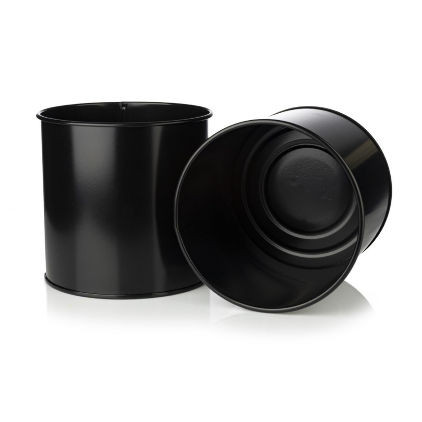 Βάση για λουλούδια 75x17 εκ. μαύρη/χρυσή