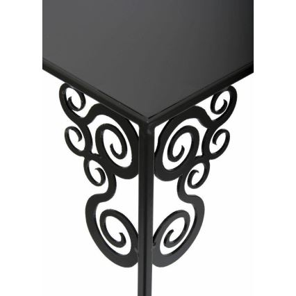 Βάση για λουλούδια 80x24 εκ. μαύρη