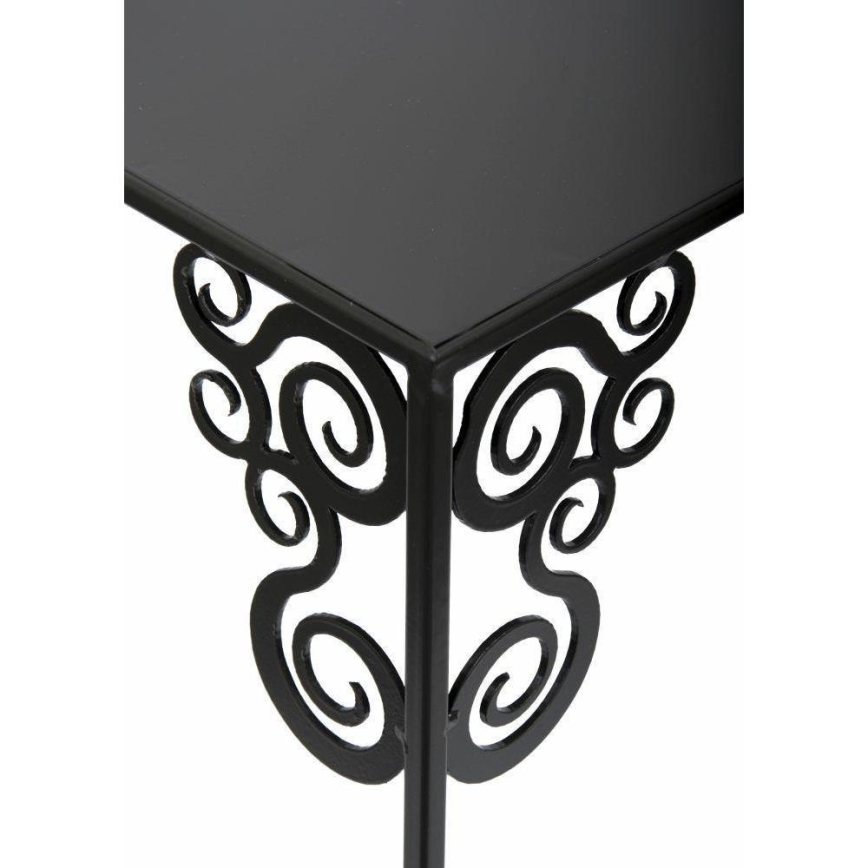 Βάση για λουλούδια 80x24 εκ. μαύρη