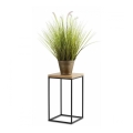 Βάση για λουλούδια BASICLOFT 40x24 μαύρο/καφέ