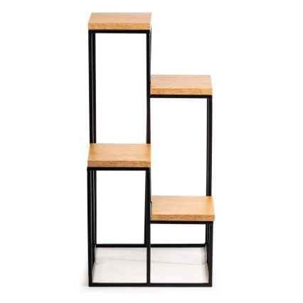 Βάση για λουλούδια KASKADA 70x34 μαύρο/καφέ