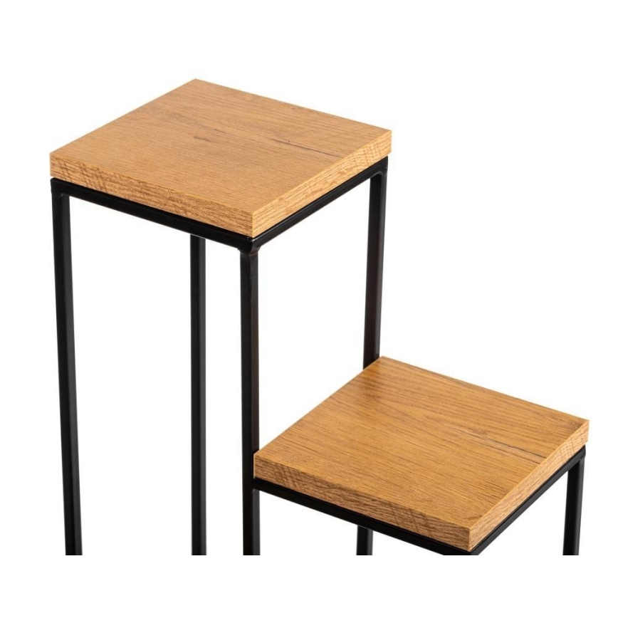 Βάση για λουλούδια KASKADA 70x34 μαύρο/καφέ