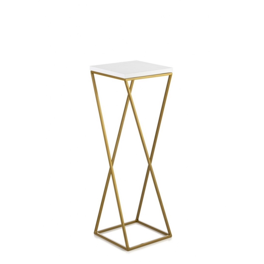 Βάση για λουλούδια LOFT 70x24 εκ. χρυσό/λευκό