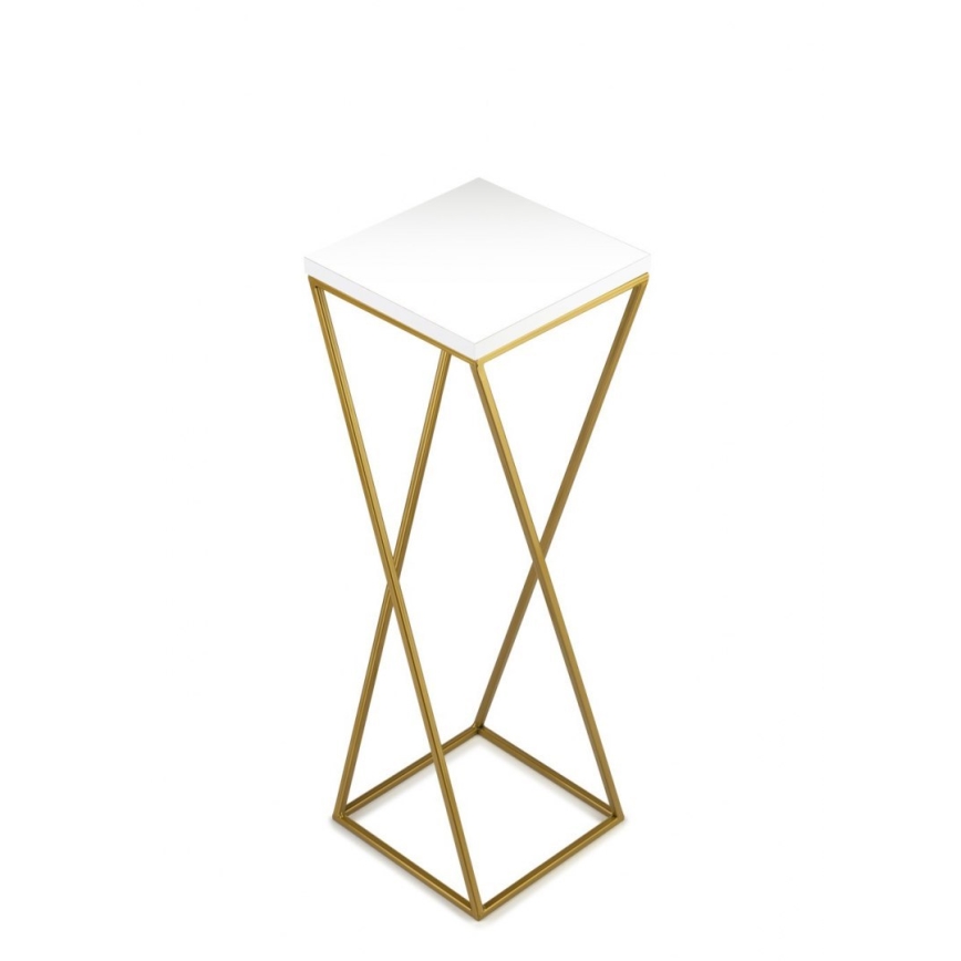 Βάση για λουλούδια LOFT 70x24 εκ. χρυσό/λευκό