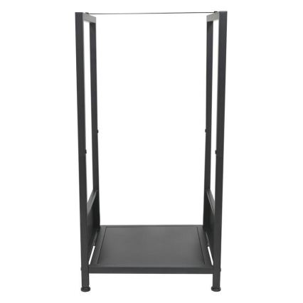 Βάση για καυσόξυλα 39x35x76 cm μαύρη