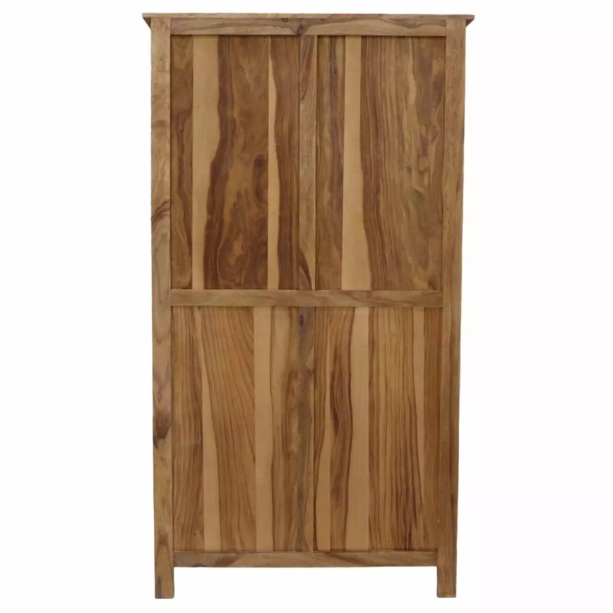 Βιτρίνα σαλονιού RAMI 180x100 cm μασίφ ξύλο/παλίσανδρος