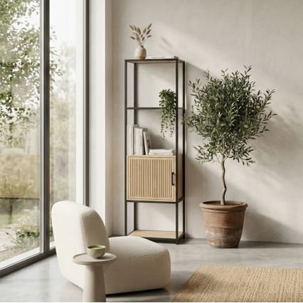 Βιβλιοθήκη BAZO 43x153 cm καφέ