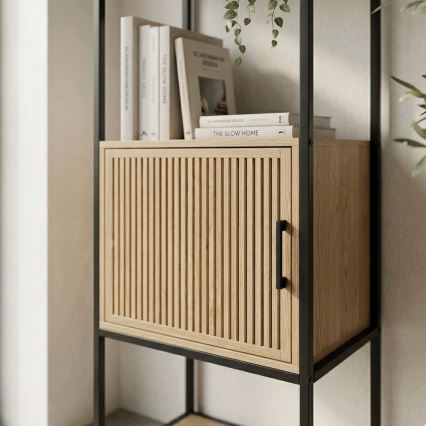 Βιβλιοθήκη BAZO 43x153 cm καφέ