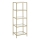 Βιβλιοθήκη GLASY 40x125x30 cm χρυσή