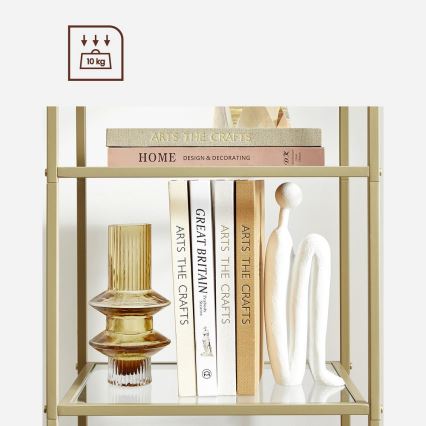 Βιβλιοθήκη GLASY χρυσή