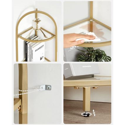 Βιβλιοθήκη GLASY χρυσή