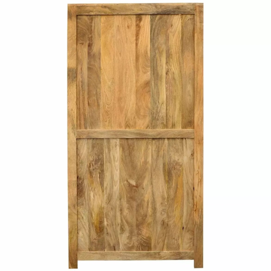 Βιβλιοθήκη HINA 180x90 cm μασίφ ξύλο/μάνγκο