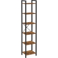 Βιβλιοθήκη NAVARO, 40x179x30 εκ., καφέ/μαύρη