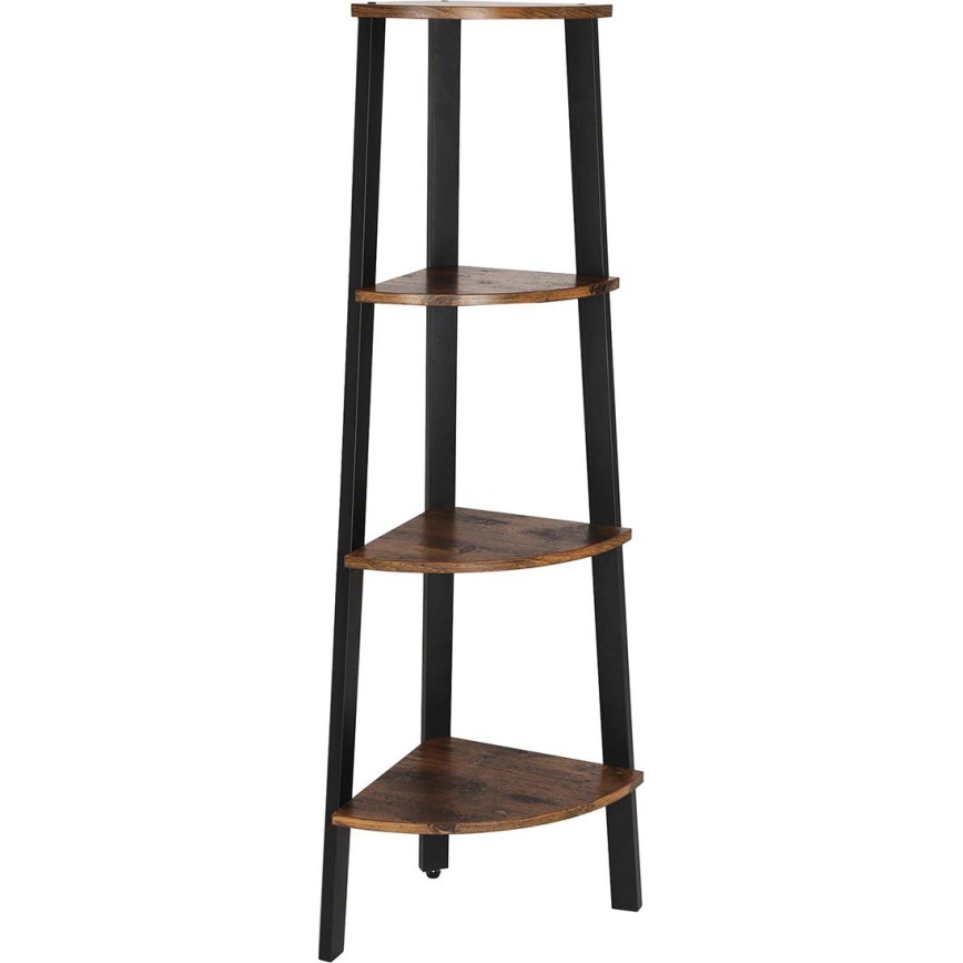 Βιβλιοθήκη NAVARO καφέ/μαύρη