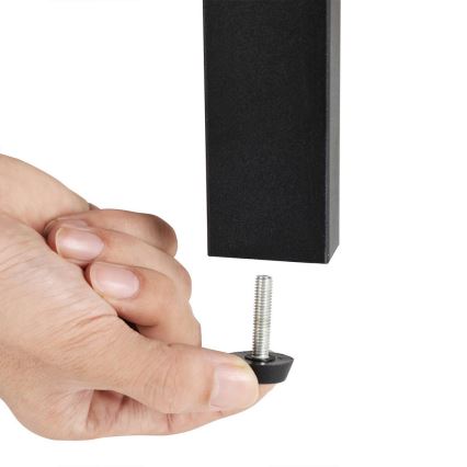 Βιβλιοθήκη NAVARO καφέ/μαύρη