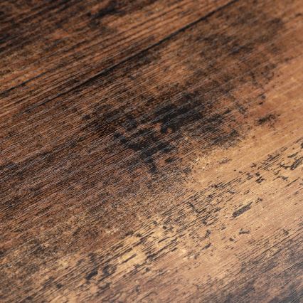 Βιβλιοθήκη NAVARO σε καφέ/μαύρο