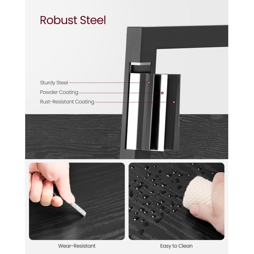 Βιβλιοθήκη NAVARO μαύρη