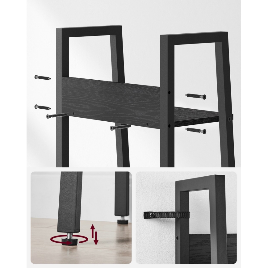 Βιβλιοθήκη NAVARO μαύρη