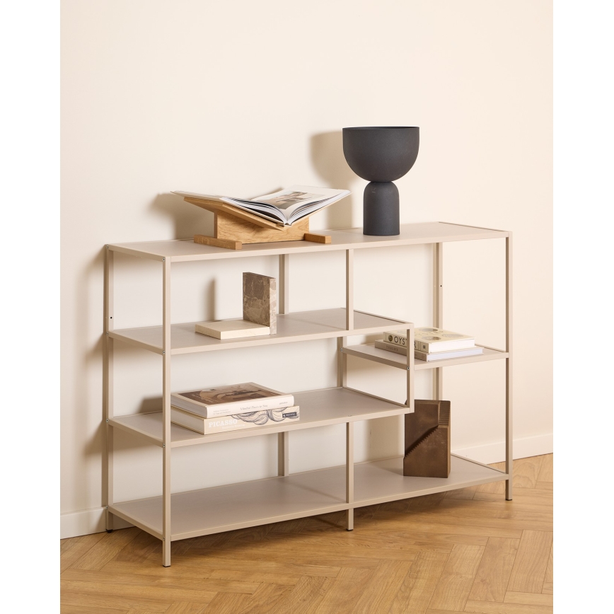 Βιβλιοθήκη SARON 114x78 cm γκρι