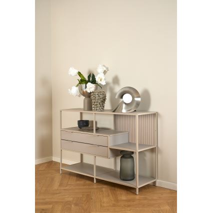 Βιβλιοθήκη SARON 114x78 cm γκρι