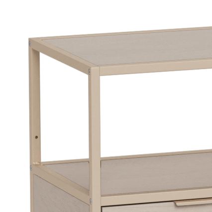 Βιβλιοθήκη SARON 114x78 cm γκρι